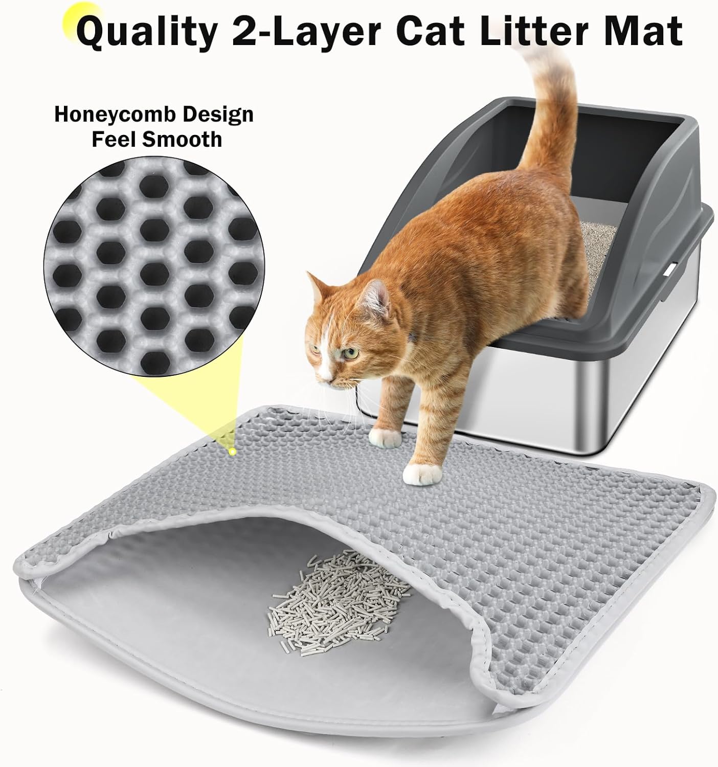 LitterLift™ Selvrensende kattekasse